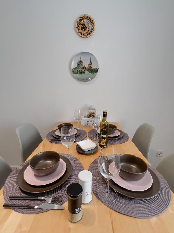 Schoene Helle & Gemuetliche Wohnung In Altstadtnaehe エアフルト 部屋 写真